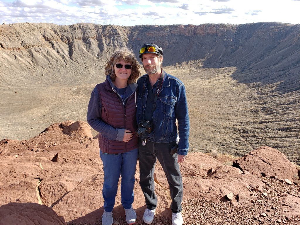 Us at Meteor Crater Natural Landmark 2019