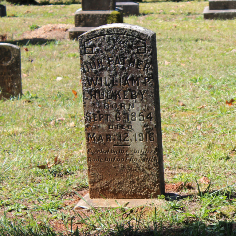 William P Huckaby gravestone