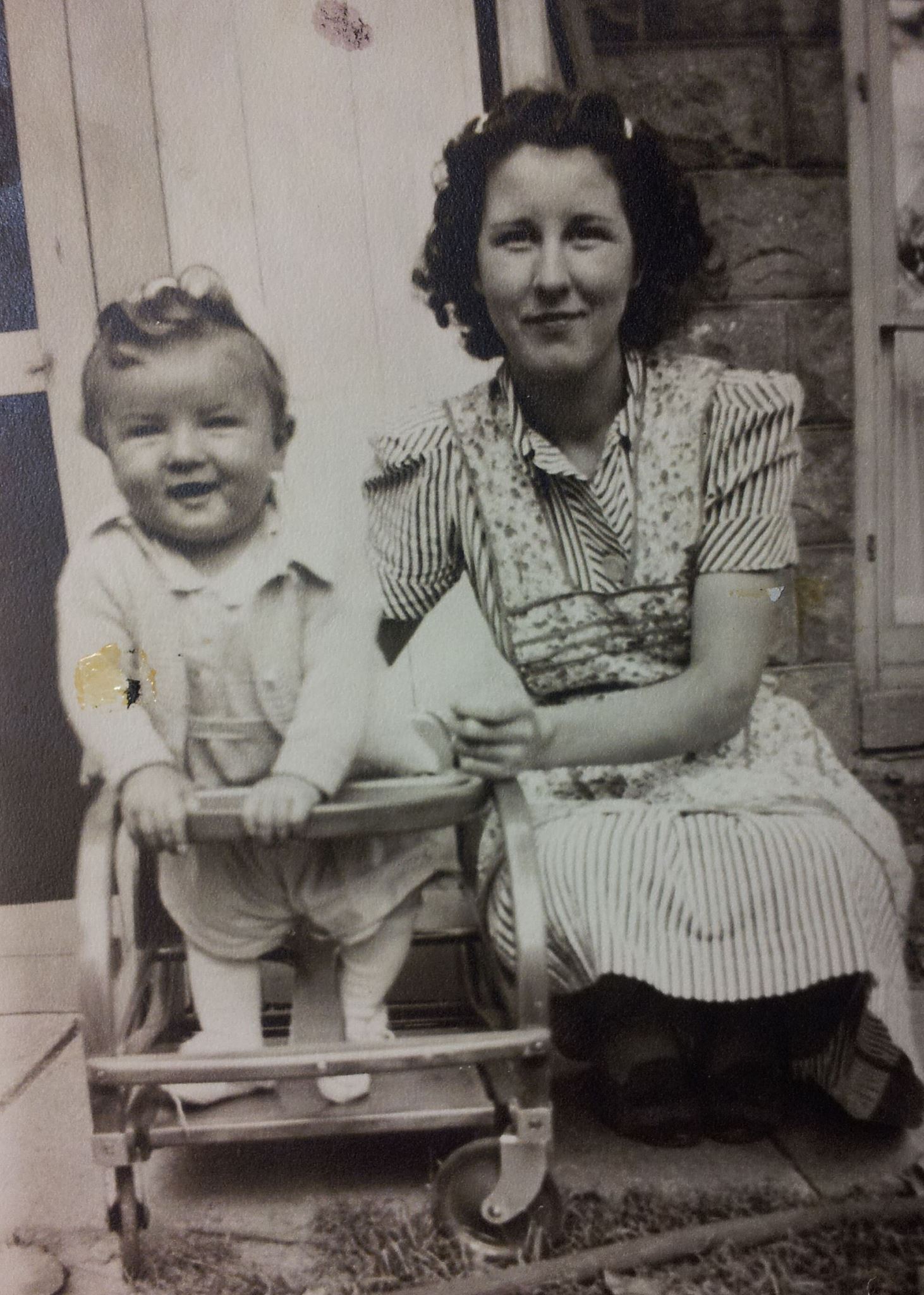Anthony Zawalich with mother, Emily Barbara Pakulski Zawalich